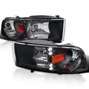 Coolstuffguru Compatible with Dodge Ram 1500 Led Black Head Lights Lamps