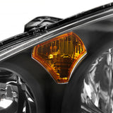 Coolstuffguru Compatible with Acura Rsx Jdm Black Dc5 Oem Style Diamond Head Lights Lamps