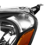 Coolstuffguru Compatible with Acura Rsx Jdm Black Dc5 Oem Style Diamond Head Lights Lamps