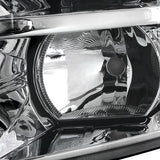 Coolstuffguru Compatible with Chevy Silverado 1500/2500/3500 HD Chrome Headlights Pair Left+Right