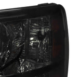 Coolstuffguru Compatible with Chevy Silverado 1500/2500/3500 HD Crystal Smoke Tint Lens Headlights