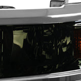 Coolstuffguru Compatible with Chevy Silverado 1500 Pickup Smoke Lens Headlights+Tinted LED Tail Brake Ligh