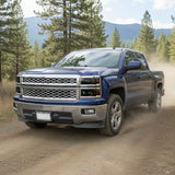 Coolstuffguru Compatible with Chevy Silverado 1500 Pickup Smoke Headlights+Red/Smoke LED Tail Brake Lights