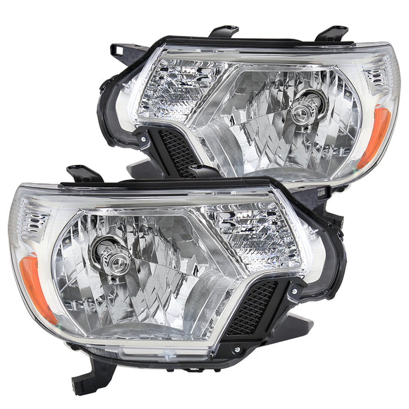 Coolstuffguru Compatible with Toyota Tacoma Head Lights Driving Lamps Pickup Factory Replacement Left+Right