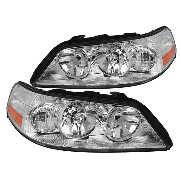 Coolstuffguru Compatible with Lincoln Town Car Replacement Headlights Head Lights Signal Lamps Left+Right