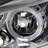 Coolstuffguru Compatible with Honda Accord Dual Halo Led Chrome 2Dr Coupe Projector Headlights