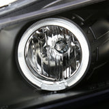 Coolstuffguru Compatible with Honda Accord Dual Halo Led Black 2Dr Coupe Projector Headlights