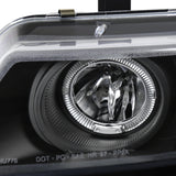 Coolstuffguru Compatible with Dodge Avenger Chrysler Sebring Coupe Black Halo Led Projector Head Lights