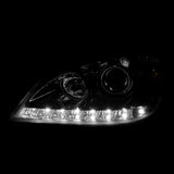 Coolstuffguru Compatible with Mercedes Benz W163 ML320 ML350 ML55 AMG Chrome SMD LED Projector Headlights