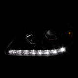 Coolstuffguru Compatible with Mercedes Benz W163 ML320/350/55 Glossy Black SMD LED Projector Headlights