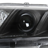 Coolstuffguru Compatible with Toyota Camry 4Dr Sedan JDM Crystal Black Projector Headlights Pair