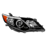 Coolstuffguru Compatible with/Replacement for 2012-2014 Toyota Camry SE Right Jet Black Projector Headlights Headlamps