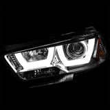 Coolstuffguru Compatible with Dodge Charger Chrome Dual Halo Projector Headlights+Clear Bumper Fog Lamps