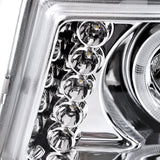 Coolstuffguru Compatible with Chevy Colorado Canyon Chrome Clear Projector Head Lights