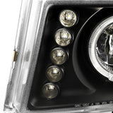 Coolstuffguru Compatible with Chevy Colorado/Canyon Black Projector Head Lights