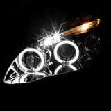 Coolstuffguru Compatible with Toyota Corolla Halo Led Chrome Clear Projector Head Lights