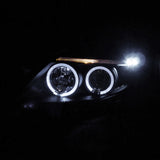 Coolstuffguru Compatible with Toyota Corolla Led Black Projector Head Lights Lamps Pair