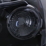 Coolstuffguru Compatible with Toyota Corolla Led Glossy Black Housing Smoked Lens Projector Headlights