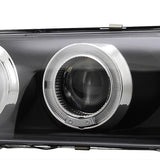 Coolstuffguru Compatible with Toyota Corolla Black Halo Led Projector Headlights