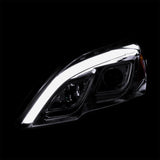 Coolstuffguru Compatible with Honda CRV CR-V LED Chrome Clear Projector Headlights Left+Right