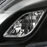 Coolstuffguru Compatible with Honda CRV CR-V JDM Black Clear LED Projector Headlights Left+Right