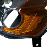 Coolstuffguru Compatible with Honda Civic 2/4Dr Projector Headlights Turn Signal Lamps Black Pair