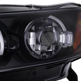 Coolstuffguru Compatible with Honda Civic Dual Halo Led Glossy Black 2Dr Coupe Projector Headlights