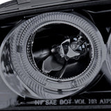 Coolstuffguru Compatible with Honda Civic Dual Halo Led Glossy Black Projector Headlights