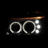 Coolstuffguru Compatible with Dodge Dakota Led Chrome Clear Projector Halo Head Lights