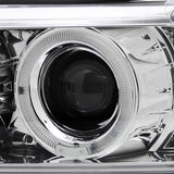 Coolstuffguru Compatible with Bmw E39 5-Series 528I 530I 540I Dual Halo Led Chrome Projector Headlights