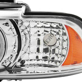 Coolstuffguru Compatible with Bmw E39 5-Series 528I 530I 540I Dual Halo Led Chrome Projector Headlights