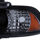 Coolstuffguru Compatible with Bmw E39 525I 530I 540I Halo Led Black Projector Headlights