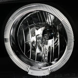 Coolstuffguru Compatible with Bmw E39 528I 540I Dual Halo Led Black Projector Head Lights