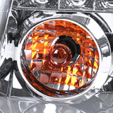 Coolstuffguru Compatible with Cadillac Escalade Led Halo Projector Chrome Clear Head Lights