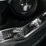 Coolstuffguru Compatible with Mitsubishi Lancer EVO X 10 Black R8 Style LED Projector Headlights