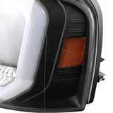 Coolstuffguru Black Housing Clear Lens LED Bar Projector Headlights Compatible with Ford F150 2004-2008, 06-08 Lincoln Mark LT, L+R Pair Head Light Lamp Assembly