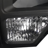 Coolstuffguru Compatible with Ford F-150 New Retrofit Style JDM Crystal Black Projector Headlights