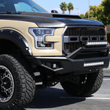 Coolstuffguru Compatible with Ford F150 Black Clear Projector Headlights+LED Bar