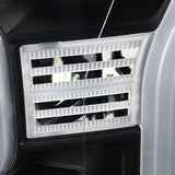 Coolstuffguru Compatible with Ford F150 Black Clear Projector Headlights+LED Bar