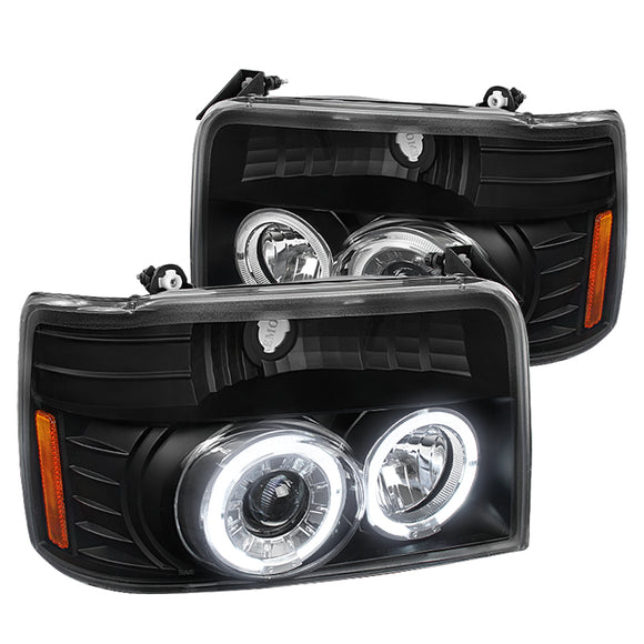 Coolstuffguru Compatible with Ford Bronco F150 F250 F-150 F-250 Black Projector Head Lights