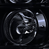 Coolstuffguru Compatible with Ford F250 F350 F450 F550 Super Duty LED Bar Glossy Black Projector Headlights