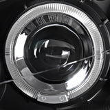 Coolstuffguru Compatible with Ford Focus Led Dual Halo Black Projector Head Lights