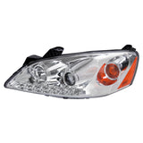 Coolstuffguru Compatible with Pontiac G6 Replacement Chrome Projector Headlights Head Lamp w/LED