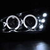 Coolstuffguru Compatible with Pontiac Grand Am LED Halo Projector Headlights Chrome