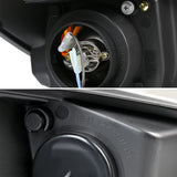 Coolstuffguru Compatible with Hyundai Genesis Goupe Projector Headlight Black+R8 Style Leds