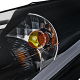 Coolstuffguru Compatible with Hyundai Elantra 4Dr Sedan Glossy Black Smoke LED Porjector Headlights