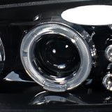 Coolstuffguru Compatible with Chevy Impala Smoked Lens Dual Halo Projector Head Lights