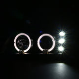 Coolstuffguru Compatible with Chevy Impala Black Dual Halo Projector Head Lights