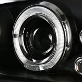 Coolstuffguru Compatible with Chevy Impala Black Dual Halo Projector Head Lights