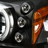 Coolstuffguru Compatible with Chevy Impala Black Dual Halo Projector Head Lights